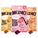 MEZMO soft jelly healthy n yummy candy with natural fruit sugar 108gms 36 jellies (Pack of 3) - Very Strawberry,Tangelo Orange,Tarty Lemon