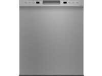 MIDEA 13 Place Setting Freestanding Dishwasher (WQP12-5201F, Silver,7 wash program, Child Lock, Extra Dry & Intensive 70 degree wash, A++ Energy Efficient, Delay Timer, Half Load, Adjustable Basket)