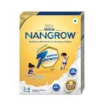 Nangrow Nutritious Milk Drink Powder For Growing Children Toddler Aged 2-6 Years | Contains DHA | Rich In Protein & Vital Nutrients | Creamy Vanilla Flavor, 400g, BIB Pack (Package May Vary)