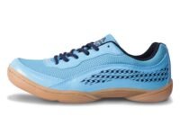 Nivia Flash 2.0 Badminton Shoes for Men | Your Go-to Shoe for Pickleball, Padel, and All Court Sports | Badminton Sports Shoes | (Blue/White/Sky Blue)