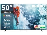 Philips 127 cm (50 inches) 8100 Series 4K Ultra HD Smart QLED Google TV 50PQT8100/94