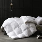 Razzai 500 GSM Winter Comforter Premium Collection Quilted Comforter (90" x 90" Inches/228cm x 228cm) - Queen Size Comforter|White