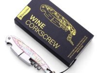 Shell Handle Waiter Corkscrews-Wine Openers,Corkscrew Bottle Openers,3-in-1 Wine Key Tool With Foil Cutter & Dual Hinge Fulcrum - Waiters Corkscrew…