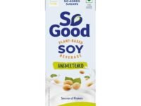 So Good Plant Based Soy Beverage Unsweetened 200 ml | Lactose Free | No Added Sugar | Gluten Free | No Preservatives | Zero Cholesterol | Dairy Free |NON GMO Soybean