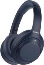 Sony WH-1000XM4 Noise Cancellation Wireless Bluetooth Over-Ear Headphones with Mic, Hi-Res Audio, Up to 30 Hrs Battery- Blue