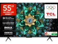 TCL 139 cm (55 inches) 4K UHD Smart QD-Mini LED Google TV 55Q6C
