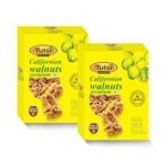Tulsi California Walnut Kernels Premium 400g (200g x 2 | Light Colored Halves | Rich in Omega-3 | Akhrot Giri | Delightful Snack | Without Shell | Brain Food | Crunchy Nuts | Rich in Dietary Fiber | Pack of 2