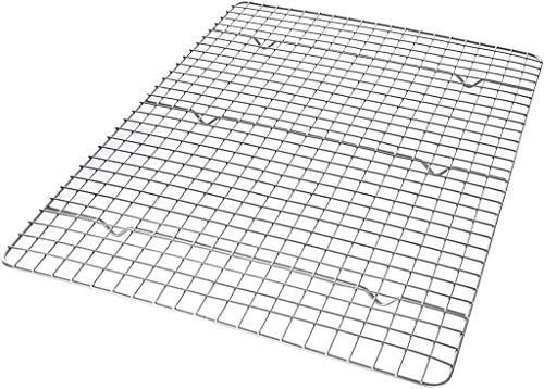 USA Pan 1602CR-1 Half Sheet Bakeable Nonstick Cooling Rack, Metal