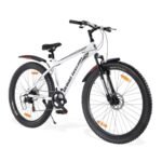 Urban Terrain Galaxy Max Multispeed Geared High Performance Mountain Cycles for Men with Complete Accessories MTB Bike 27.5T (7 Speed, White)