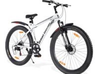 Urban Terrain Galaxy Max Multispeed Geared High Performance Mountain Cycles for Men with Complete Accessories MTB Bike 27.5T (7 Speed, White)
