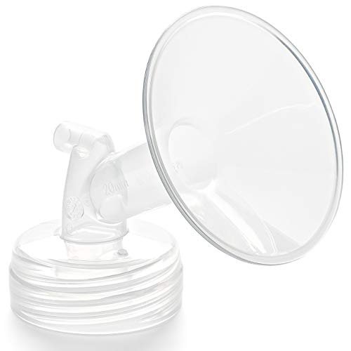 iServe Spectra Baby USA - Breast Flange, Wide Neck Breastshield - (Small/20mm, 1 Flange Included) - Replacement Part for 9 Plus, S2, S1, M1 Breast Pumps, BPA/DEHP Free