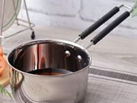 neelam CIBS011W Stainless Steel Sauce Pan, 1600ml, 1 Piece (Silver)