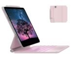 typecase Edge Keyboard for iPad Air 11 (M3/M2), Air 5th/4th & Pro 11 (4th/3rd/2nd/1st), 11-Color Backlit,Magic Floating Cantilever,Precision Multi-Touch Trackpad-Pink'25 (Not fit A16/10th/11-M4)