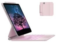 typecase Edge Keyboard for iPad Air 11 (M3/M2), Air 5th/4th & Pro 11 (4th/3rd/2nd/1st), 11-Color Backlit,Magic Floating Cantilever,Precision Multi-Touch Trackpad-Pink'25 (Not fit A16/10th/11-M4)