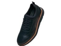 Neeman's Crossover Brogues for Men | PU Leather & Mesh Upper, Cushioned EVA Sole | Lightweight Semi-Formal Lace-Up Oxfords for Office, Travel & Casual Comfort