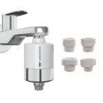 WaterScience CLEO Hard Water Softener for Tap and Shower | Shower Filter for Bathroom | Hard Water Filter for Tap - CLEO-SFU-423