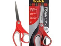 3M Scotch Scissors | 6" Multipurpose | Comfort Grip Handle and Stainless Steel Blades | Paper, Photos, Crafts