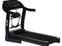 91-Durafit Vigor Pro Multifunction 6 HP Peak BLDC Hydraulic Foldable Treadmill | 25 Level Auto Incline |18 Km/HrMax Speed | Max User Weight 150 Kg | Bluetooth Speaker | Wynd app |Home use