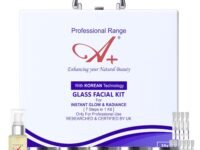 A+ Korean Glass Facial Kit | Suitable For All Skin Types | 10x Booster Serums | Instant Glow & Radiance | Based on Korean Technology | 7 Steps in 1 Kit | For Professionals & Home Use | 300 gm + 20 ml