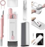 AMENDAS 7 in 1 Electronic Cleaning Kit for Laptop Cleaning kit airpod Cleaning kit Screen Dust Brush Including Soft Swipe Airpod Cleaner Pen,Phone Speaker Cleaner Key Puller and Spray Bottle