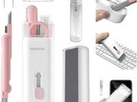 AMENDAS 7 in 1 Electronic Cleaning Kit for Laptop Cleaning kit airpod Cleaning kit Screen Dust Brush Including Soft Swipe Airpod Cleaner Pen,Phone Speaker Cleaner Key Puller and Spray Bottle