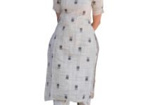 ANNI DESIGNER Women's Rayon Viscose Straight Printed Kurta with Pant