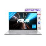ASUS Vivobook 14, Intel Core i3 13th Gen 1315U, 8GB RAM, 512GB SSD, FHD 14", Windows 11, Office Home 2024, Cool Silver, 1.40kg, X1404VA-NK761WS, Intel UHD, M365 Basic (1Year)*, Backlit Keyboard Laptop
