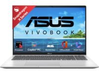 ASUS Vivobook 16, Snapdragon X, 16GB RAM, 512GB SSD, FHD+ 16", Windows 11, Office Home 2024, Cool Silver, 1.88kg, X1607QA-MB050WS, Qualcomm Adreno iGPU, 45TOPS, M365 Basic(1Year)* Laptop
