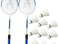 Addiction Badminton Racquet Set of 2 PC with 10 PCS Feather Shuttle (Combo)