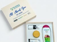 All About You by RKWI- Complete Self Care Gift Box with Thrive Co. Underarm Roll On, Streax Hair Mask, Mamaearth Onion Shampoo & Neutrogena Face Wash