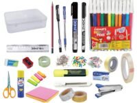 All in One 25 Item Stationery Combo for Office, Home and School use - Best Stationery Kit | Essential Stationery for Professional, Student Sales & Marketing Executive | Home & Office Set