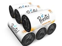 Amazon Brand - Presto! Garbage Bags | Small | 180 Count | 30 Bags X 6 Rolls | 17 X 19 Inches | For Dry & Wet Waste | Black