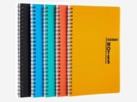 Amazon Brand - Solimo Notebooks, Spiral-Bound, Lightweight, Vibrant Colours (A5, 100 Pages, 70 GSM, Set of 5)