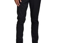 Amazon Brand-Symbol Men's Stretchable Low Rise Formal Pants|Trousers (Slim Fit) (Dark Navy_32)