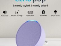 Amazon Echo Pop| Smart speaker with Alexa and Bluetooth| Full sound, balanced bass, crisp vocals| Purple