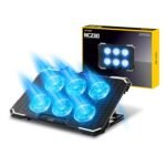 Ant Esports NC230 RGB Gaming Notebook Cooler, 10" - 17" + Gaming Laptop Cooling Pad for PC + USB Powered Fan + Very Stable and Silent + Compatible Mac and PS5/PS4