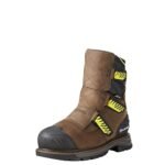 Ariat Men's Catalyst Vx 8" Waterproof Metguard Composite Toe Work Boot, Oiled Dark Brown, 9.5
