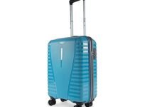 Aristocrat Cabin Airpro 55 Cm(Small) Polypropylene 360 Degree 8 Wheels Trolley Bag for Travel Hard Case Luggage, Lightweight with Combination Lock & Robust Trolley with 7 Yrs Warranty (Teal Blue)