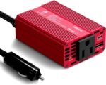 BESTEK 150W Car Power Inverter with PD30W & QC3.0 18W USB DC 12V to 110V AC Car Outlet Adapter for Phone,Laptops,Ipad etc