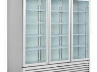 BLUE STAR VC1200CD 1075 Liter Manual Triple Door Visi Cooler, White