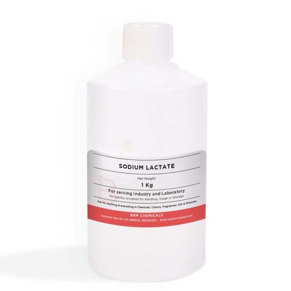 BRM Chemicals Sodium Lactate - 1 Kg For Soap Making, Rich In Lactic Acid For Increasing Product Stability & Retaining Moisture In The Skin