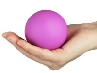 Baskety Massage Ball - Double Lacrosse Massage Ball & Mobility Ball for Physical Therapy - Deep Tissue Massage Tool for Myofascial Release, Muscle Relaxer, Acupoint Massage (Random Color)