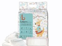 Bdiapers Nappy Pads - Small Size 3-6 m (upto 6 Kgs) - 30-Pack Inserts for Reusable Cloth Diaper Covers | 100% Rash-Free, Latex-Free, Dye-Free, Fragrance-Free | Soft and Comfortable