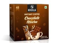 Bevzilla 48 Chocolate & Mocha Instant Coffee Powder Sachets | Arabica Beans with Chocolaty Twist | Perfect for Espresso, Latte & Cappuccino | Enjoy Hot & Cold Brews