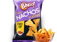 Bingo Nachos Cheese,Free Dip,Crunchy,Crispy Nacho Chips,Made Of Corn,Snacks Pack,82.5 G/80 Gram/85.4Gram(Weight May Vary)
