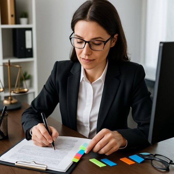 COI Note Pad/Memo Book with Sticky Notes & Clip Holder with Pen for Gifting