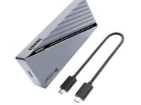 Cablet 40Gbps M.2 NVMe SSD Enclosure USB 4.0, Fast USB C External SSD Case Cooling Fan, Aluminum Body, UASP & Trim, 8TB Max, Compatible with M & M+B Key, SSD Size 2230/2242/2260/2280(SSD not included)