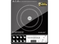Cadlec CookEase 2000W Induction Cooktop | 8 Cooking Modes, Auto Shut-Off, Over-Heat Protection, LED Display, BIS Approved, 2-Year Warranty | Black