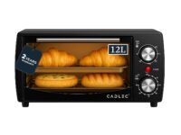 Cadlec Cruise Pro Multi-Function OTG for Kitchen, 12 Litre, 1000W, Oven Toaster Griller, Adjustable Temperature & Timer, Bake, Grill & Toast, Oven for Baking - Black