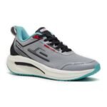 Campus Men STRUT Running Shoes L.Gry/BLK - 8UK/India, Grey